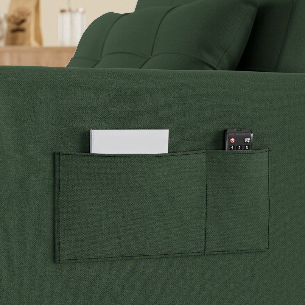 3-in-1 Convertible Sofa Bed, Folding Sofa Chair and Sleeper for Living Room