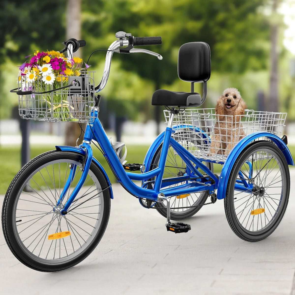 Adult 3-Wheel Tricycle with 7 Speeds