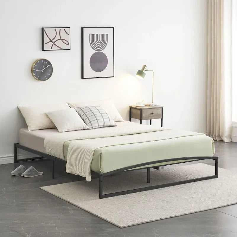 10-Inch Low-Profile Metal Platform Bed Frame