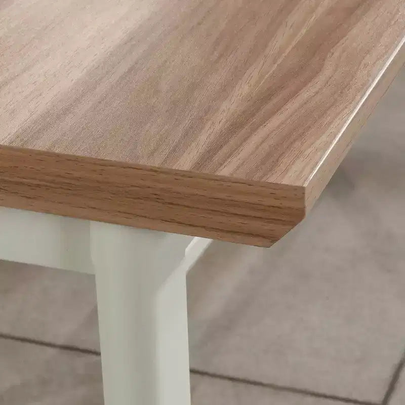 66 x 51 cm Curved Desk Return in Acacia, Heat- and Scratch-Resistant, BIFMA-Certified Metal Frame