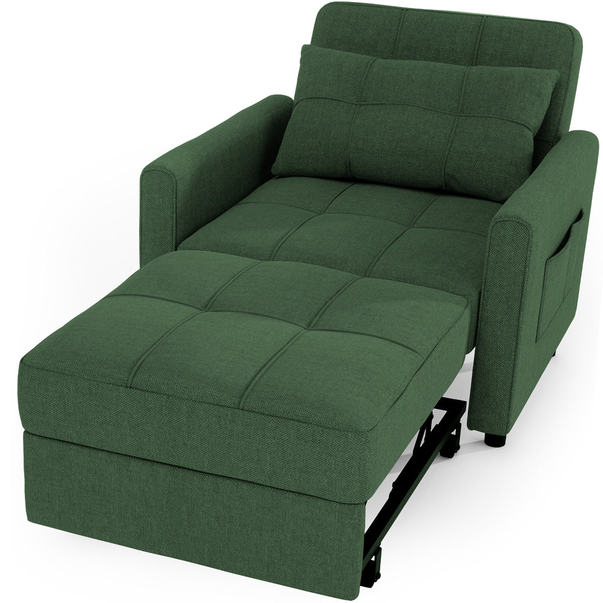 3-in-1 Convertible Sofa Bed, Folding Sofa Chair and Sleeper for Living Room