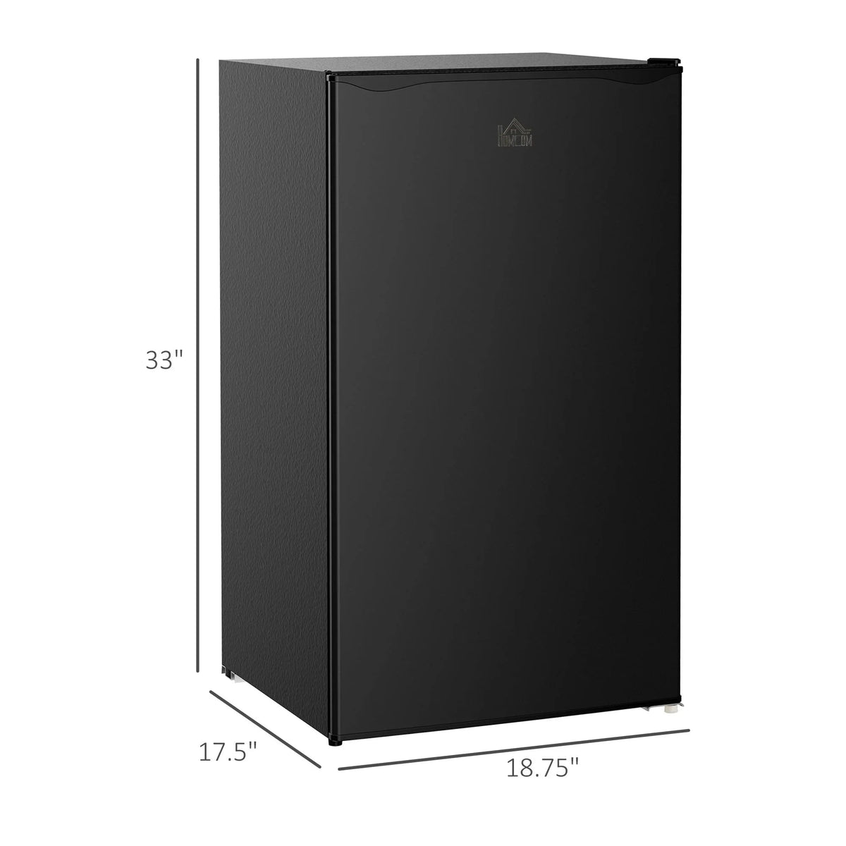 3.2 cu. ft. Compact Mini Fridge with Freezer and Adjustable Thermostat