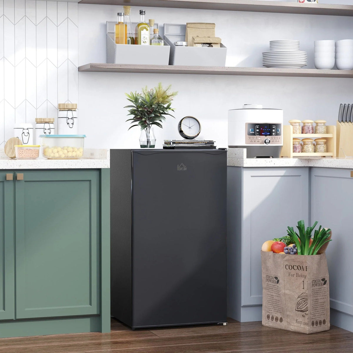 3.2 cu. ft. Compact Mini Fridge with Freezer and Adjustable Thermostat