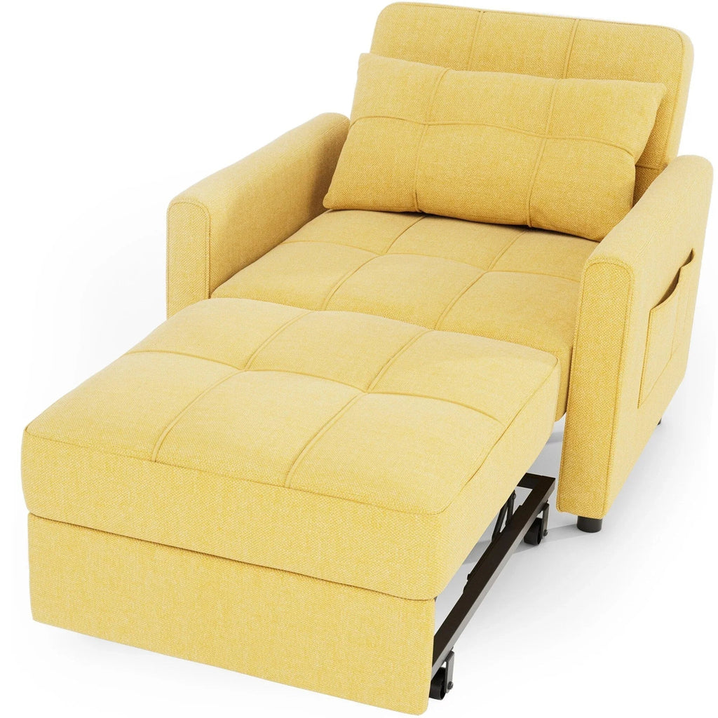 3-in-1 Convertible Sofa Bed, Folding Sofa Chair and Sleeper for Living Room