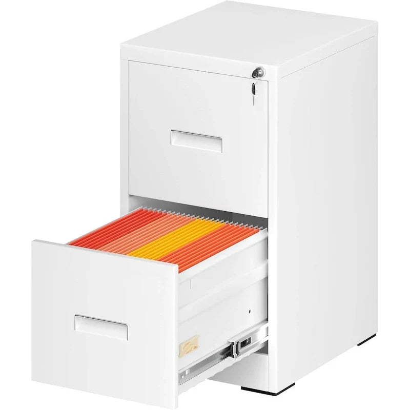 2-Drawer Vertical Locking Filing Cabinet for Home Office