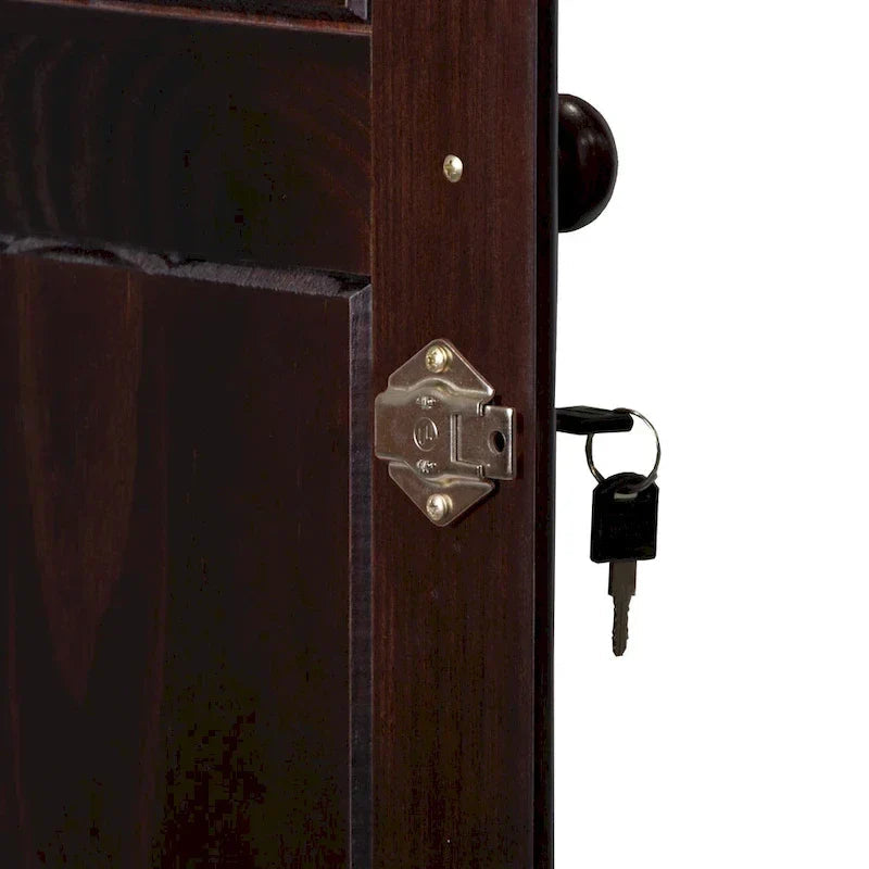 Modular 100% Solid Wood Wardrobe with Metal or Wood Handles