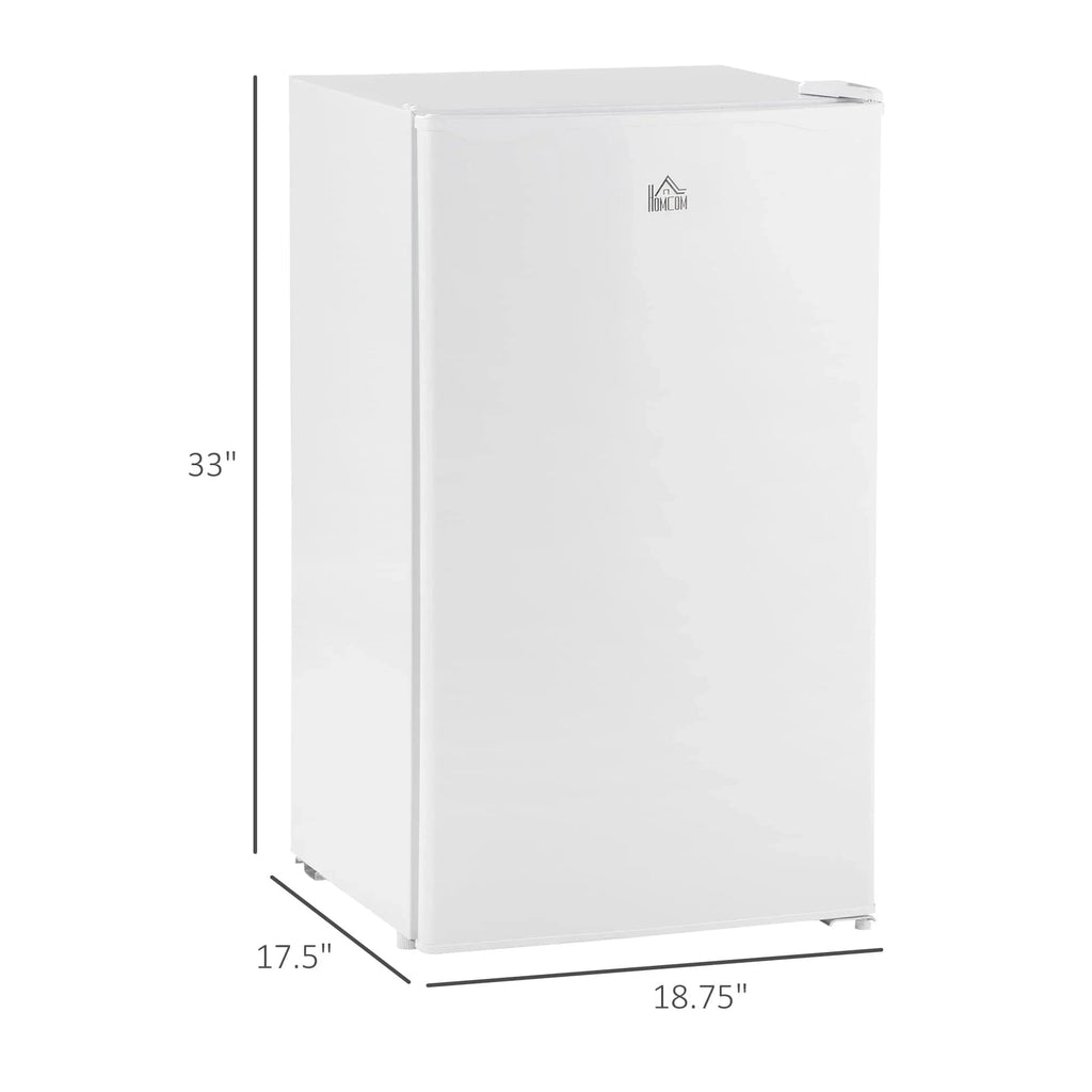3.2 cu. ft. Compact Mini Fridge with Freezer and Adjustable Thermostat
