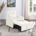3-in-1 Convertible Chair Bed, Black
