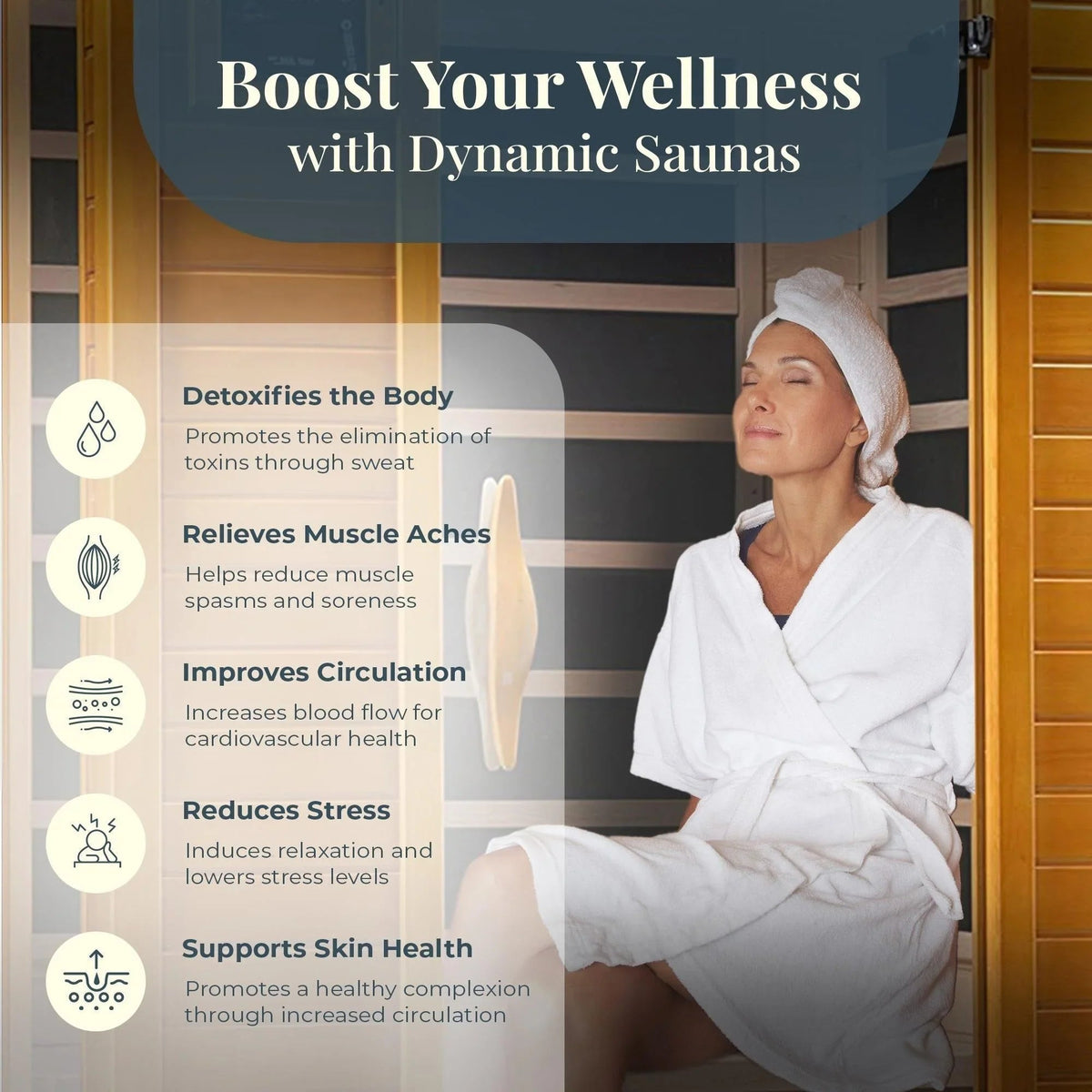 Low-EMF Far Infrared Sauna for 2 People, Canadian Hemlock Wood