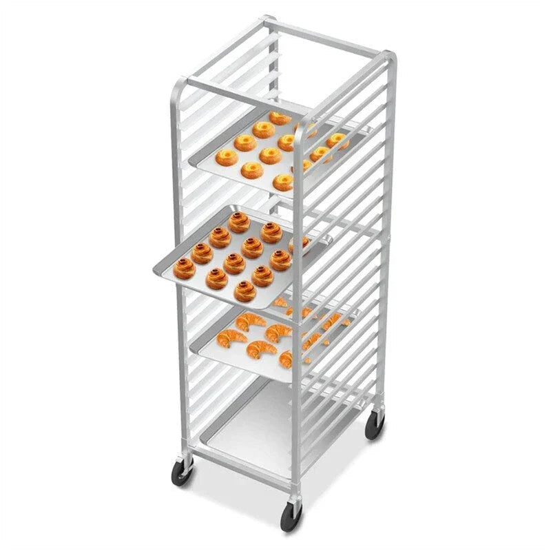 10- or 20-Tier Stainless Steel Bakery Rack for Baking Sheets
