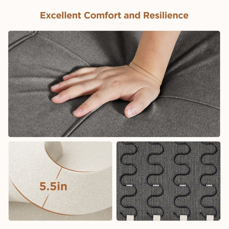 3-in-1 Convertible Sofa Bed, Folding Sofa Chair and Sleeper for Living Room