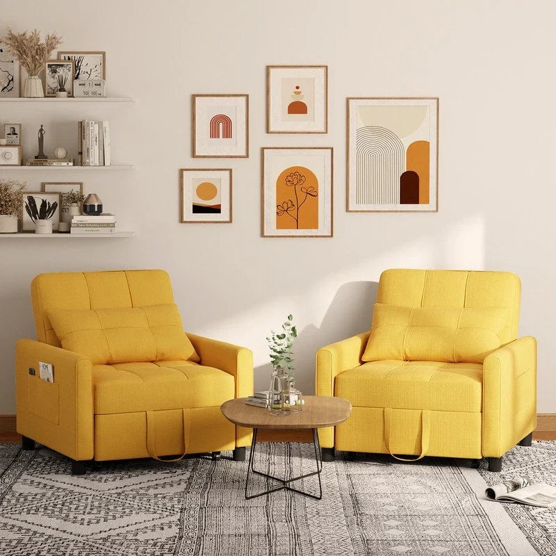 3-in-1 Convertible Sofa Bed, Folding Sofa Chair and Sleeper for Living Room