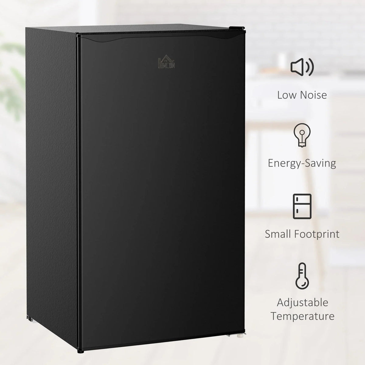3.2 cu. ft. Compact Mini Fridge with Freezer and Adjustable Thermostat