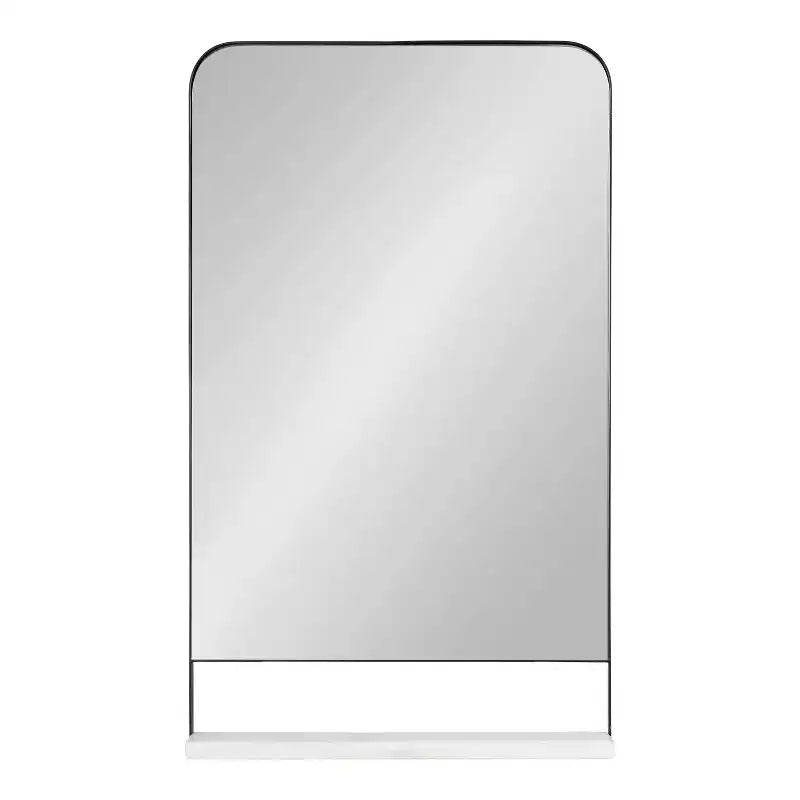 20 x 34 in. Arched Wall Mirror with Shelf