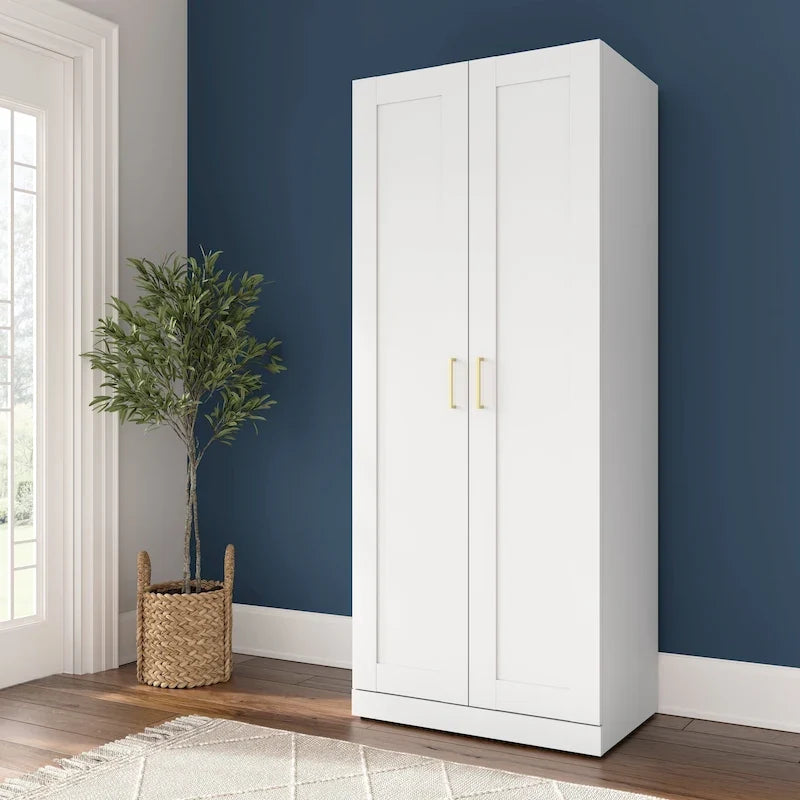 30-Inch Wide Tall Storage Cabinet with Doors