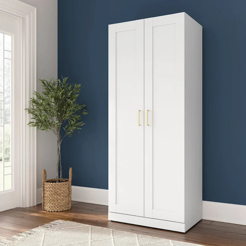 30-Inch Wide Tall Storage Cabinet with Doors