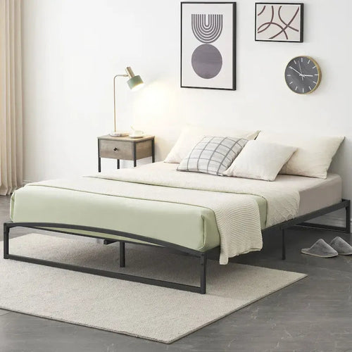 10-Inch Low-Profile Metal Platform Bed Frame