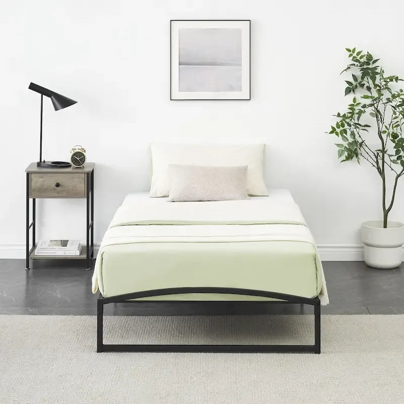 10-Inch Low-Profile Metal Platform Bed Frame