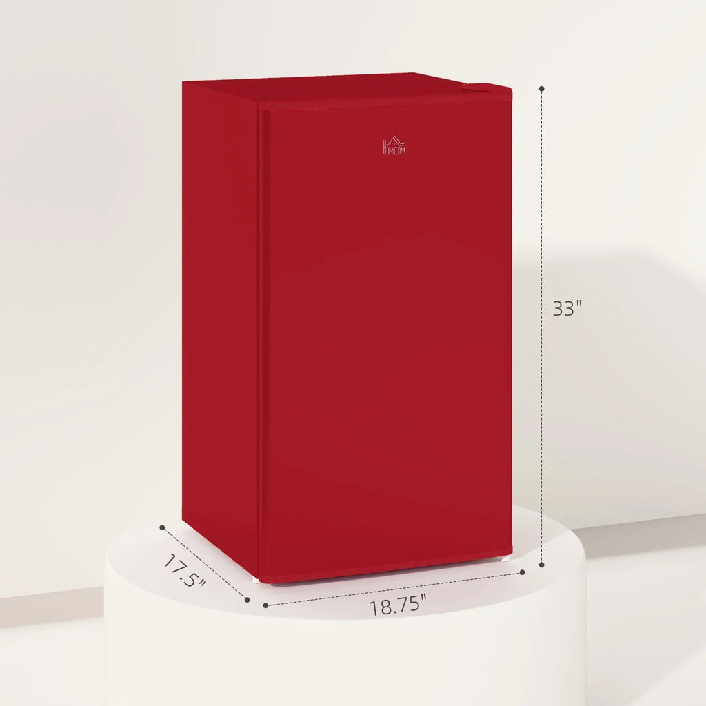 3.2 cu. ft. Compact Mini Fridge with Freezer and Adjustable Thermostat