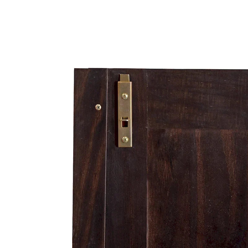 Modular 100% Solid Wood Wardrobe with Metal or Wood Handles